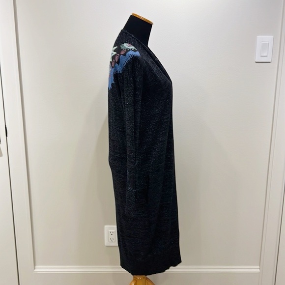 Zadig and Voltaire Lurex Butterfly Long Cardigan Sweater - Picture 3 of 13